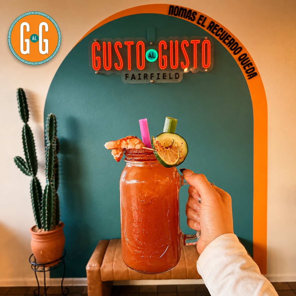 A vibrant hospitality drink photographed with cinematic lighting